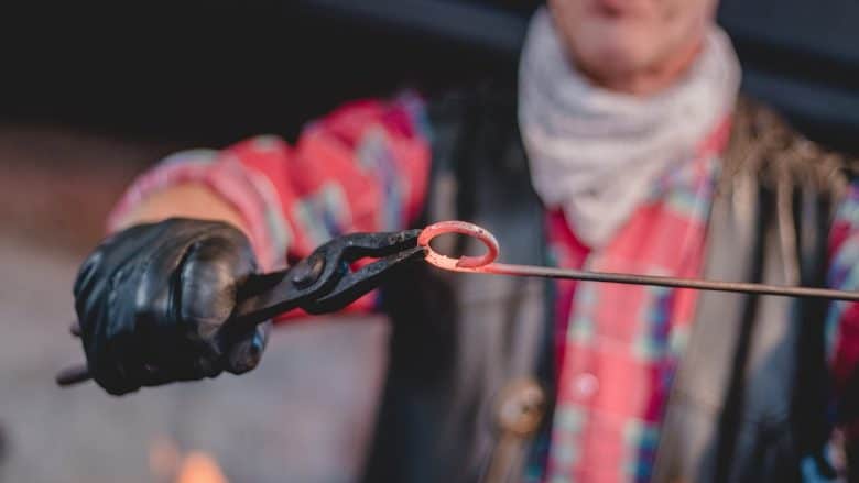 Feuerfeste Handschuhe für Kaminofen