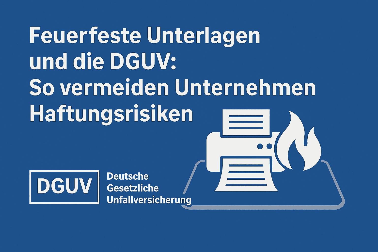 Feuerfeste Unterlagen und die DGUV: So vermeiden Unternehmen Haftungsrisiken